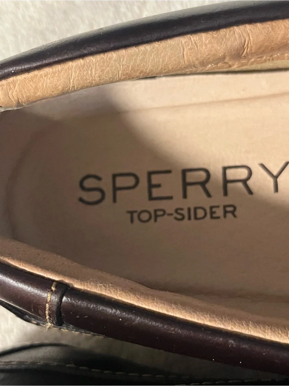 NEW Sperry TopSider Mens Sz 9.5 Hampden Venetian Dark Brown Leather Loafer